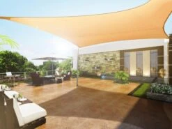 Żagiel Ogrodowy UV GREENBLUE GB504, Kremowy, Kwadrat, 4 M -Building Materials Shop 15182347453330887 jpg gallery.big iext52843776