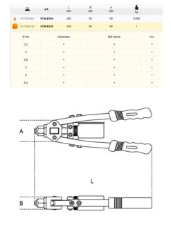 Nitownica Dźwigniowa BETA, 330 Mm -Building Materials Shop 15435965550332473 jpg gallery.big iext54085181