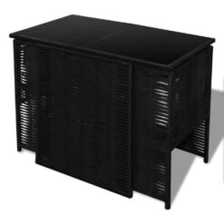 Zestaw Mebli Ogrodowych VIDAXL, Czarny, 7 Elementów -Building Materials Shop 15505164244333279 jpg gallery.big iext54131182