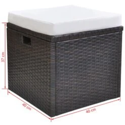 Zestaw Mebli Ogrodowych VIDAXL, Brązowy, 18 Elementów -Building Materials Shop 15505165164804137 jpg gallery.big iext54135540