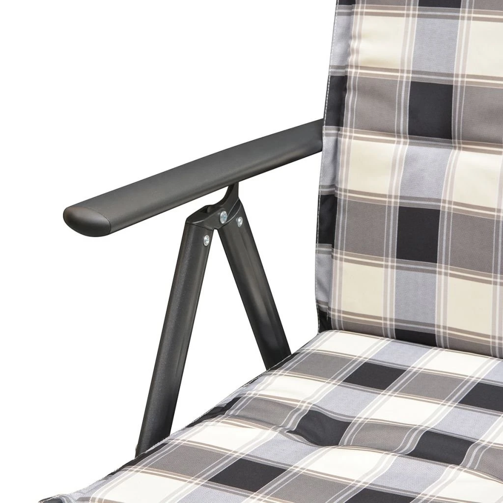 VidaXL 5-cz. Zestaw Mebli Ogrodowych Z Poduszkami, Aluminium, Czarny 11 VidaXL 5-cz. Zestaw Mebli Ogrodowych Z Poduszkami, Aluminium, Czarny - Image 9