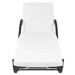 VidaXL Leżak Ogrodowy Z Poduszką, Polirattan, Czarny -Building Materials Shop 15505166537195557 jpg gallery.big iext54128818