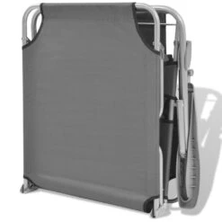 Leżak Ogrodowy VIDAXL Z Zadaszeniem, Ze Stali, 58x189x27cm -Building Materials Shop 15505166749605787 jpg gallery.big iext54128857