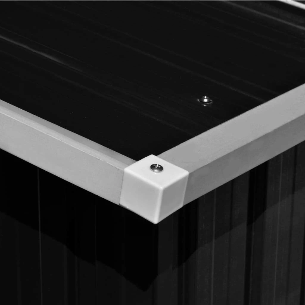 Szopa Ogrodowa VIDAXL, Czarna, 257x597x178 Cm 6 Szopa Ogrodowa VIDAXL, Czarna, 257x597x178 Cm - Image 4