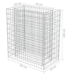 Donica Ogrodowa Gabion VIDAXL, Srebrna, 90x50x100 Cm 17 Donica Ogrodowa Gabion VIDAXL, Srebrna, 90x50x100 Cm -Building Materials Shop 15743977141257947 jpg gallery.big iext55715778