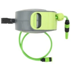 Bęben ścienny Na Wąż Ogrodowy VidaXL, Zielony, 10+1 M -Building Materials Shop 15743977482048502 jpg gallery.big iext55711667