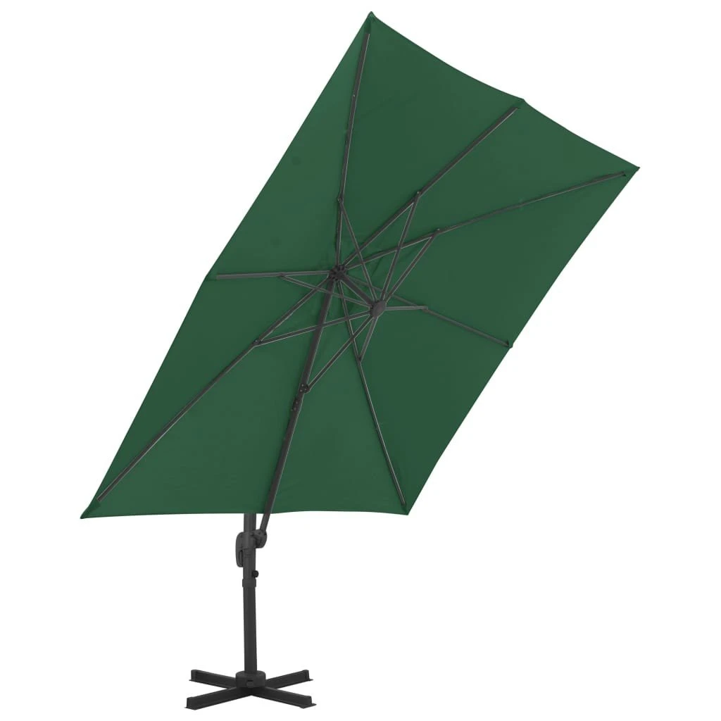 Parasol Ogrodowy VidaXL, Zielony, 4x3x2,68 M 7 Parasol Ogrodowy VidaXL, Zielony, 4x3x2,68 M - Image 5
