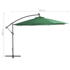Parasol Ogrodowy VIDAXL, Zielony, 350x280 Cm -Building Materials Shop 15743997215520119 jpg gallery.big iext55859557