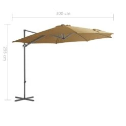Parasol Ogrodowy VIDAXL, Brązowy, 300x255 Cm 19 Parasol Ogrodowy VIDAXL, Brązowy, 300x255 Cm -Building Materials Shop 15743997369330503 jpg gallery.big iext55849562