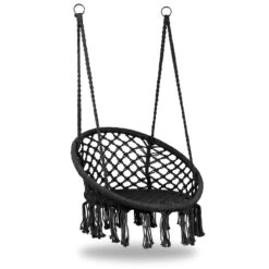 Fotel Wiszący MODERNHOME Bocianie Gniazdo, + Poduszka, Czarny -Building Materials Shop 15858121898881723 jpg gallery.big iext58635844