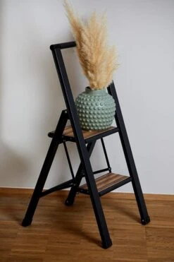 Drabinka Składana WENKO, 2 Stopnie, Czarna, 101 Cm -Building Materials Shop 15919496780940779 jpg gallery.big iext59582959