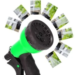 Wąż Ogrodowy Rozciągliwy Zielony 15m - 45m, Pistolet -Building Materials Shop 15928205154088410 jpg gallery.big iext59954679