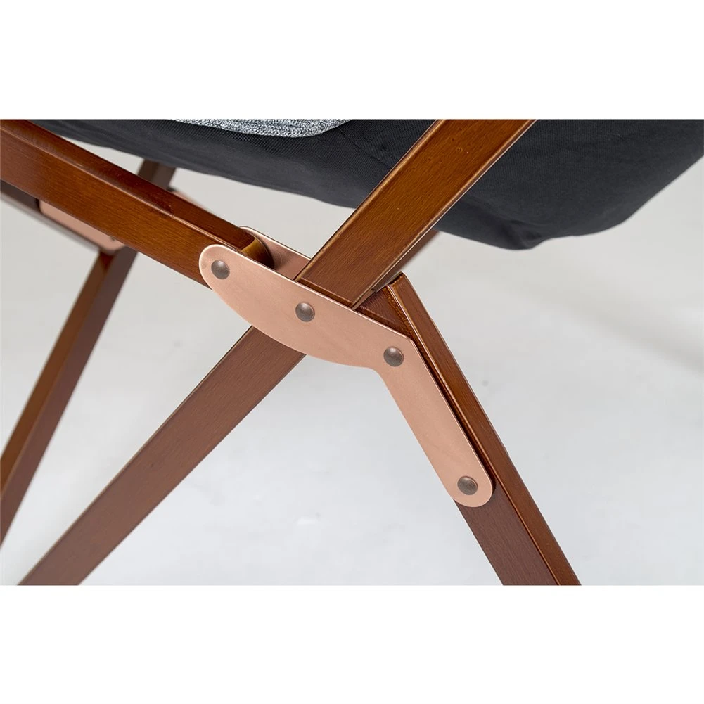 Bo-Camp Krzesło Wypoczynkowe Bloomsbury, Szare 10 Bo-Camp Krzesło Wypoczynkowe Bloomsbury, Szare - Image 8