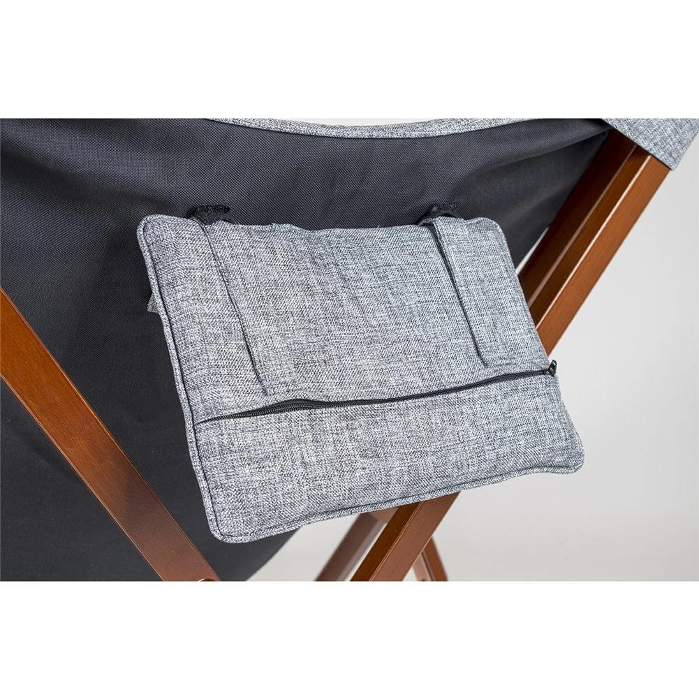 Bo-Camp Krzesło Wypoczynkowe Bloomsbury, Szare 12 Bo-Camp Krzesło Wypoczynkowe Bloomsbury, Szare - Image 10