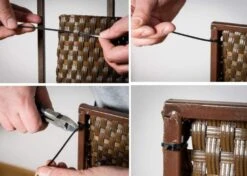 Mata,osłona Balkonowa OCZKOWANA Z Technorattanu, Kolor Kremowy, Szerokość 1,00 M -Building Materials Shop 16112253923847575 jpg gallery.big iext66952619