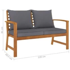 Ławka Ogrodowa VIDAXL, Brązowo-szara, 120x60,5x81 Cm -Building Materials Shop 16125082358977970 jpg gallery.big iext67516266