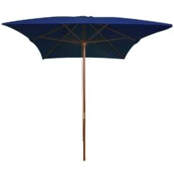 VIDAXL Parasol Ogrodowy Na Drewnianym Słupku, Niebieski, 200x300 Cm 10 VIDAXL Parasol Ogrodowy Na Drewnianym Słupku, Niebieski, 200x300 Cm -Building Materials Shop 16228288363120218 jpg gallery.big iext72626508