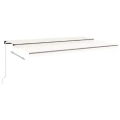 VIDAXL Ręcznie Zwijana Markiza Z LED, 500 X 300 Cm, Kremowa 13 VIDAXL Ręcznie Zwijana Markiza Z LED, 500 X 300 Cm, Kremowa -Building Materials Shop 16233884597795469 jpg gallery.big iext72897383