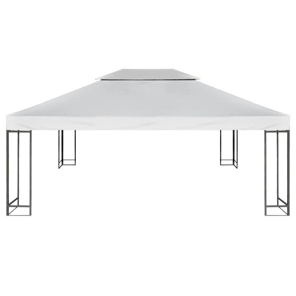 VidaXL Zadaszenie Altany Ogrodowej, 310 G/m², Kolor śmietankowy, 3x4 M 6 VidaXL Zadaszenie Altany Ogrodowej, 310 G/m², Kolor śmietankowy, 3x4 M - Image 4