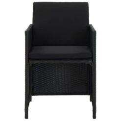 Zestaw Mebli Ogrodowych Z Poduszkami VIDAXL, Czarny, 9-częściowy -Building Materials Shop 16276410553469890 jpg gallery.big iext75519066