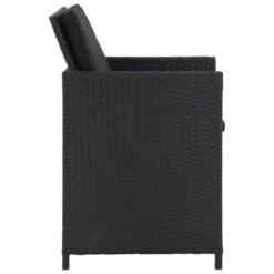 Zestaw Mebli Ogrodowych Z Poduszkami VIDAXL, Czarny, 9-częściowy -Building Materials Shop 16276410553639891 jpg gallery.big iext75519067