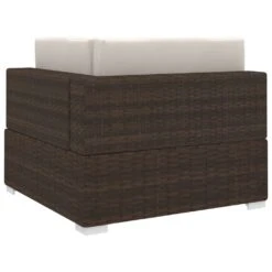 Siedzisko Narożne Z Poduszką VidaXL, 1 Szt., Brązowe -Building Materials Shop 16276411156000545 jpg gallery.big iext75519812