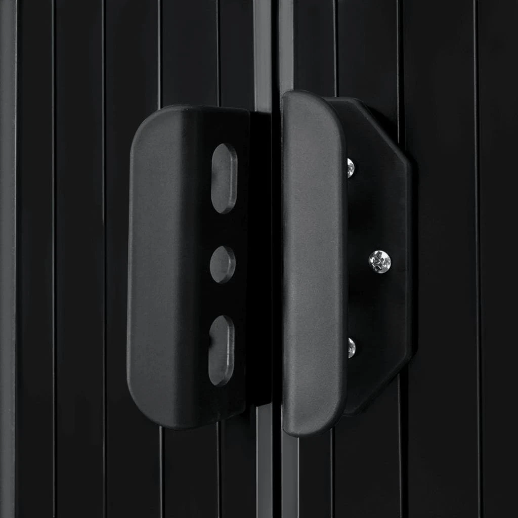 Szopa Ogrodowa VidaXL, Antracytowa, Stalowa, 204x132x186 Cm 5 Szopa Ogrodowa VidaXL, Antracytowa, Stalowa, 204x132x186 Cm - Image 3