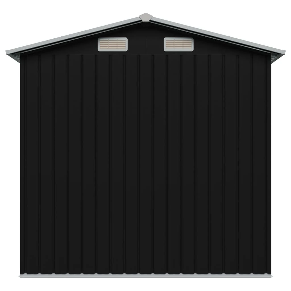Szopa Ogrodowa VidaXL, Antracytowa, Stalowa, 204x132x186 Cm 9 Szopa Ogrodowa VidaXL, Antracytowa, Stalowa, 204x132x186 Cm - Image 7