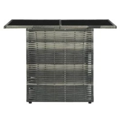 Zestaw Mebli Bistro Z Poduszkami VIDAXL, Szary, 3 Elementy -Building Materials Shop 16276412218781444 jpg gallery.big iext75520493