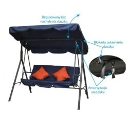 Huśtawka Ogrodowa SASKA GARDEN Kaja,+ Poduszki Pomarańczowe, 156x172x113 Cm 14 Huśtawka Ogrodowa SASKA GARDEN Kaja,+ Poduszki Pomarańczowe, 156x172x113 Cm -Building Materials Shop 16276769622699468 jpg gallery.big iext75604724