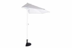 Parasol Ogrodowy, Półokrągły, Biały, 270x235 Cm -Building Materials Shop 16296853886169342 png gallery.big iext76801019