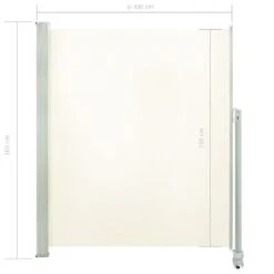Markiza Tarasowa Boczna VidaXL, Kremowa, 160x300 Cm -Building Materials Shop 16437943885535057 jpg gallery.big iext104184875