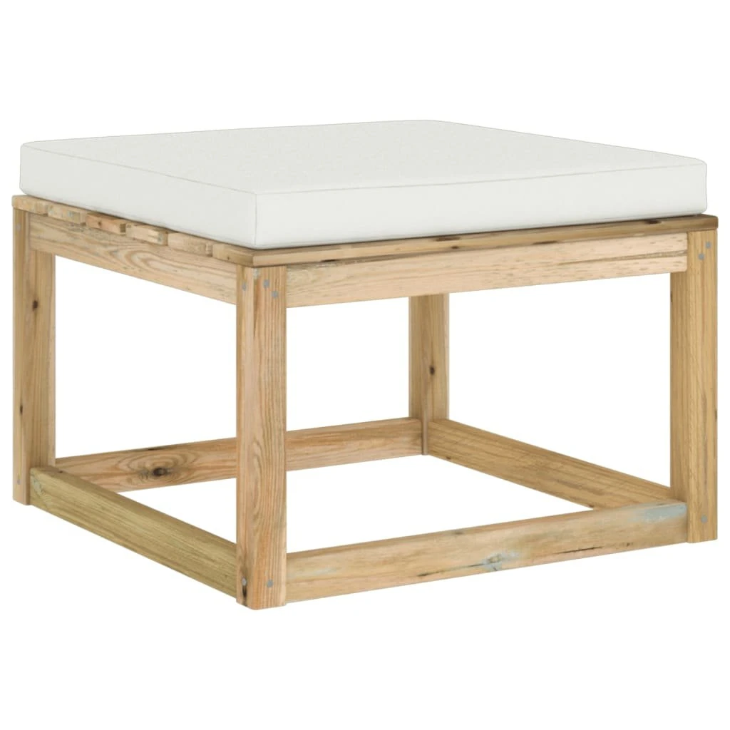 VidaXL 6-cz. Zestaw Wypoczynkowy Z Poduszkami, Impregnowana Sosna 8 VidaXL 6-cz. Zestaw Wypoczynkowy Z Poduszkami, Impregnowana Sosna - Image 6