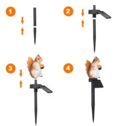 Lampka Solarna Wiewiórka Led (solar) Dekoracyjna Do Ogrodu -Building Materials Shop 16480735222173695 png gallery.big iext105747691