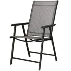 Składane Krzesło Ogrodowe Metalowe Czarne Na Balkon -Building Materials Shop 16503589253345261 jpg gallery.big iext107548885