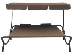 Brązowy Dwuosobowy Leżak Z Baldachimem - Pafos 3X 173X135 -Building Materials Shop 16600337924555043 jpg gallery.big iext116205402