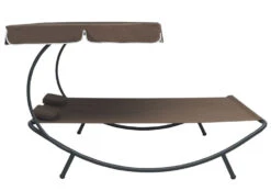 Brązowy Dwuosobowy Leżak Z Baldachimem - Pafos 3X 173X135 -Building Materials Shop 16600337924835044 jpg gallery.big iext116205404