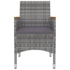 VidaXL 5-cz. Zestaw Mebli Ogrodowych Z Poduszkami, Rattan PE I Szkło -Building Materials Shop 16603114587322282 jpg gallery.big iext122566141