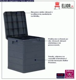 Antracytowa Pojemna Skrzynia Ogrodowa - Jardim 2X 50X50 7 Antracytowa Pojemna Skrzynia Ogrodowa - Jardim 2X 50X50 -Building Materials Shop 16726631677256529 jpg gallery.big iext123018975