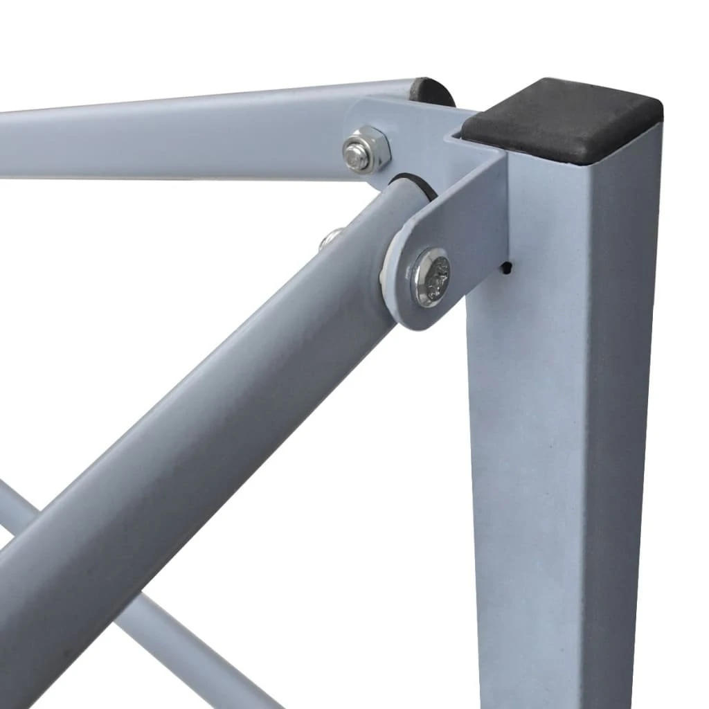 VidaXL Profesjonalny, Składany Namiot Imprezowy, 3x3 M, Stal, Biały 10 VidaXL Profesjonalny, Składany Namiot Imprezowy, 3x3 M, Stal, Biały - Image 8