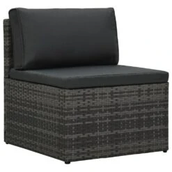 Zestaw Wypoczynkowy Do Ogrodu Z Poduszkami VIDAXL, Szary, 5 Elementów -Building Materials Shop 16787850825508600 jpg gallery.big iext126402618