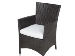 Zestaw Krzeseł BELIANI Italy, 2 Szt., Biały-ciemnobrązowy, 86x46x60 Cm -Building Materials Shop 16791364480640066 png gallery.big iext126556932