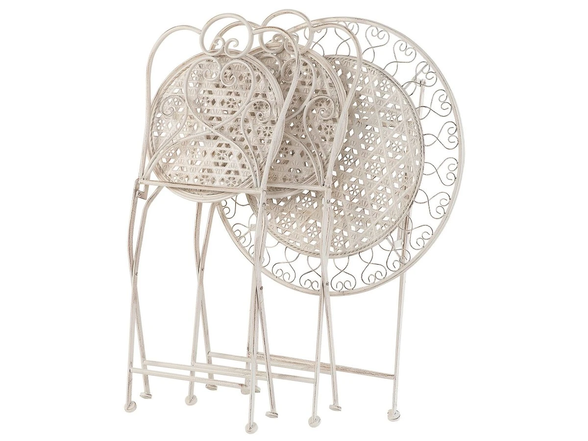 Zestaw Mebli Ogrodowych BELIANI Trieste, Beżowy, 3-elementowy 6 Zestaw Mebli Ogrodowych BELIANI Trieste, Beżowy, 3-elementowy - Image 4