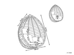 Fotel Wiszący BELIANI Tollo, Szary, 116x106x74 Cm 9 Fotel Wiszący BELIANI Tollo, Szary, 116x106x74 Cm -Building Materials Shop 16791394270767775 png gallery.big iext126579982