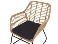 Zestaw Ogrodowy Rattanowy 4-osobowy Czarny MINORI -Building Materials Shop 16791405630288701 png gallery.big iext126589425