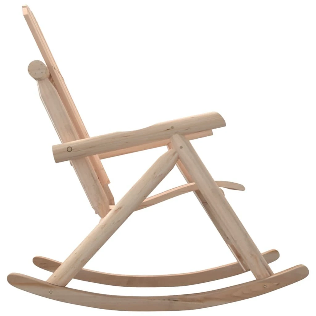 VidaXL Bujane Krzesło Ogrodowe, 69x96x101 Cm, Drewno świerkowe 6 VidaXL Bujane Krzesło Ogrodowe, 69x96x101 Cm, Drewno świerkowe - Image 4