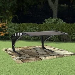 Daszek Do Kosiarki Automatycznej VidaXL, Czarny, 46x77x103 Cm