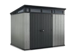 Domek Narzędziowy FOCUS GARDEN Artisan 9x7, Szary, 226x278x218 Cm