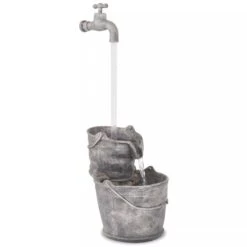 VIDAXL Fontanna Kran I Wiadra, 34x32x91,5 Cm