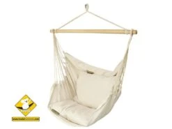 Fotel Hamakowy Szeroki, KOALA, Ecru, 130x127 Cm